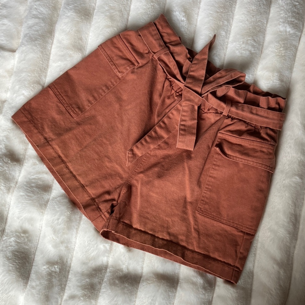 HYFVE High Waist Rust Shorts
